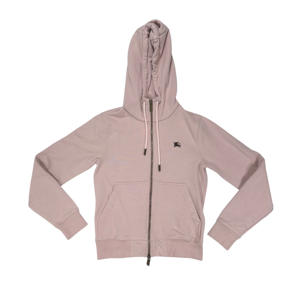 Burberry Bouquet‎ Knight Stamp Cotton Zip Hoodie Womens size XS